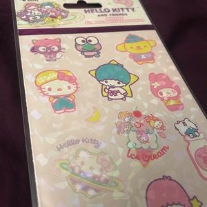 Hello Kitty and Friends Stickers 4 sheets sanrio